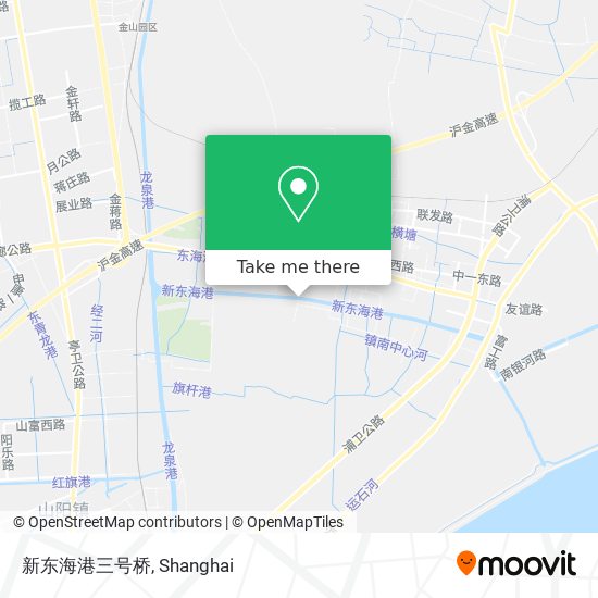 新东海港三号桥 map