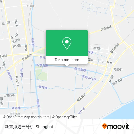 新东海港三号桥 map