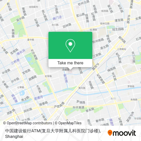 中国建设银行ATM(复旦大学附属儿科医院门诊楼) map