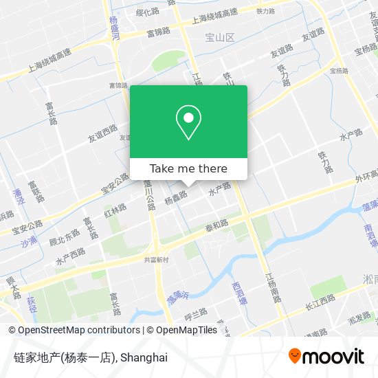 链家地产(杨泰一店) map