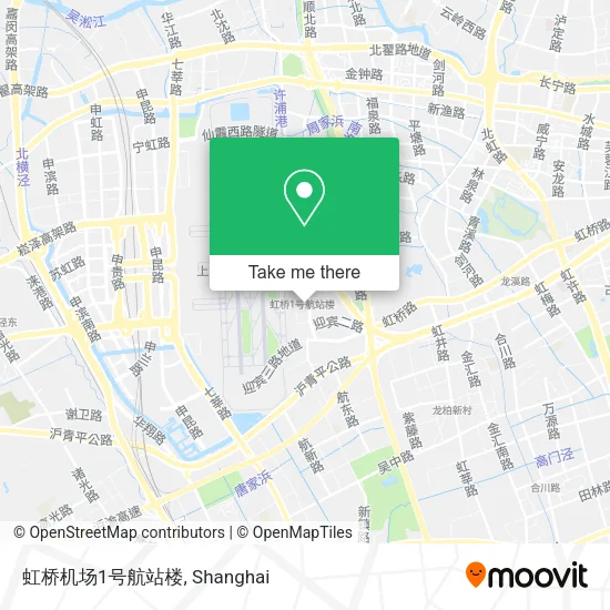 虹桥机场1号航站楼 map