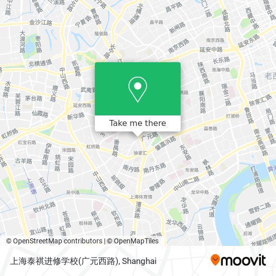 上海泰祺进修学校(广元西路) map