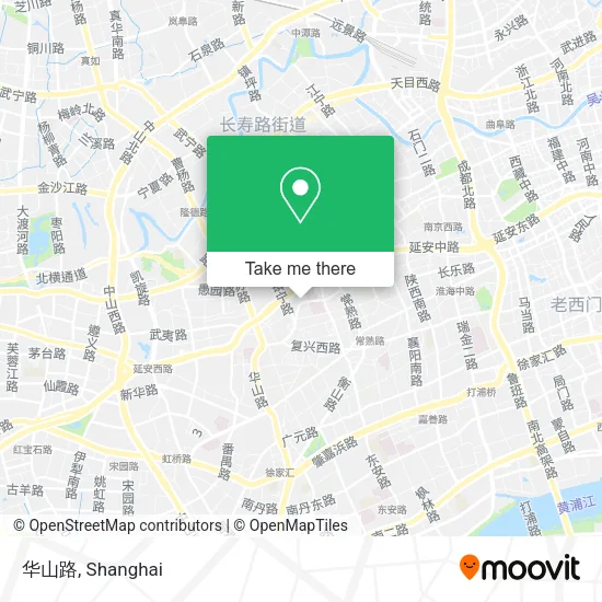 华山路 map
