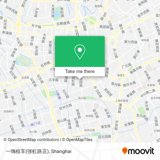 一嗨租车(张虹路店) map