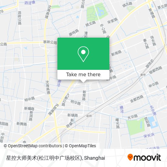 星控大师美术(松江明中广场校区) map
