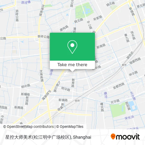 星控大师美术(松江明中广场校区) map