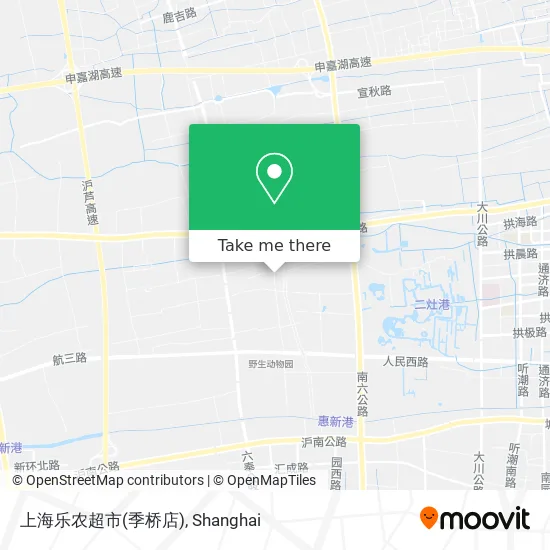 上海乐农超市(季桥店) map