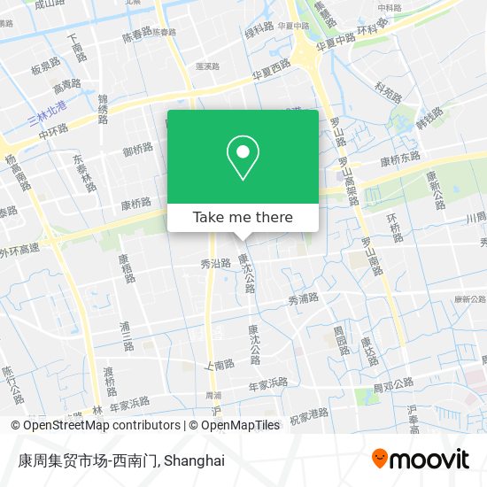 康周集贸市场-西南门 map