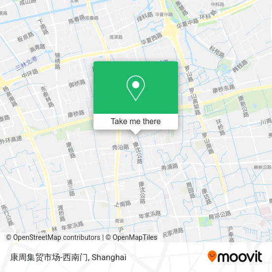 康周集贸市场-西南门 map