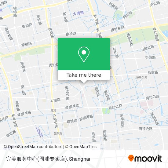 完美服务中心(周浦专卖店) map