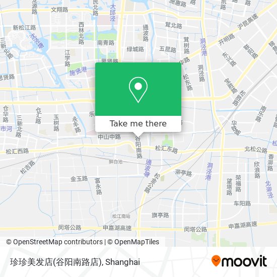 珍珍美发店(谷阳南路店) map