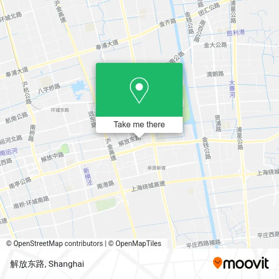 解放东路 map