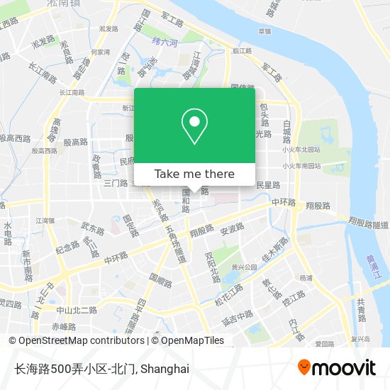 长海路500弄小区-北门 map