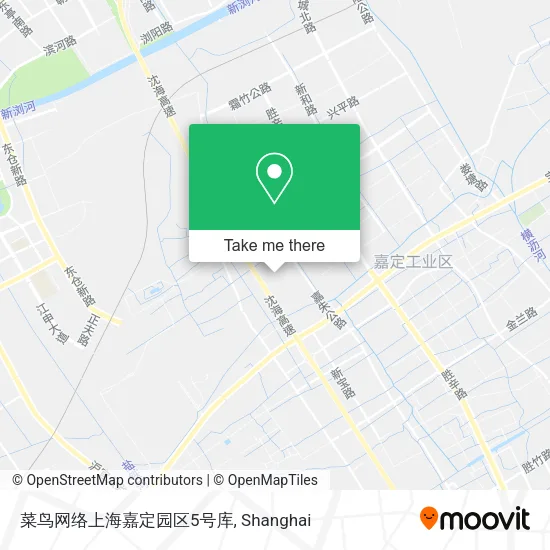 菜鸟网络上海嘉定园区5号库 map