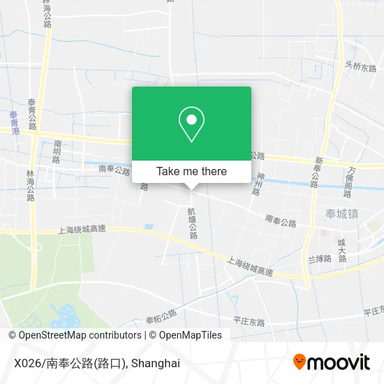 X026/南奉公路(路口) map