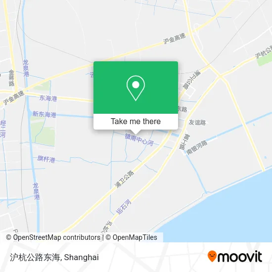 沪杭公路东海 map