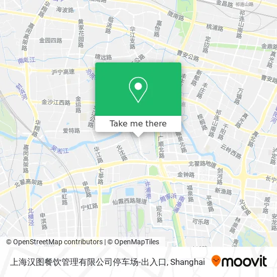 上海汉图餐饮管理有限公司停车场-出入口 map