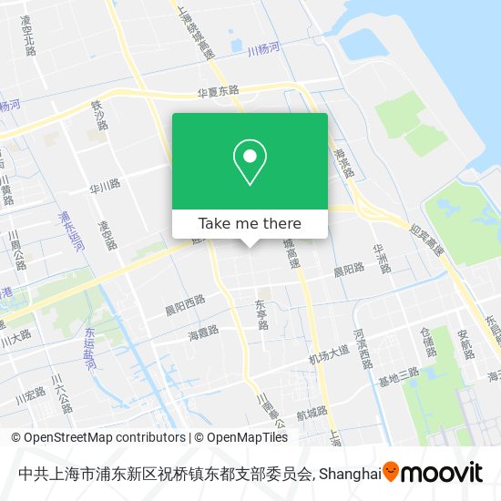 中共上海市浦东新区祝桥镇东都支部委员会 map