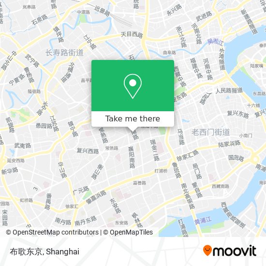 布歌东京 map