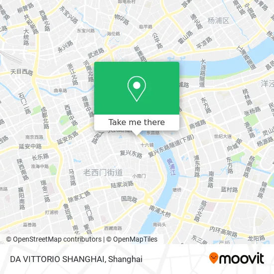 DA VITTORIO SHANGHAI map