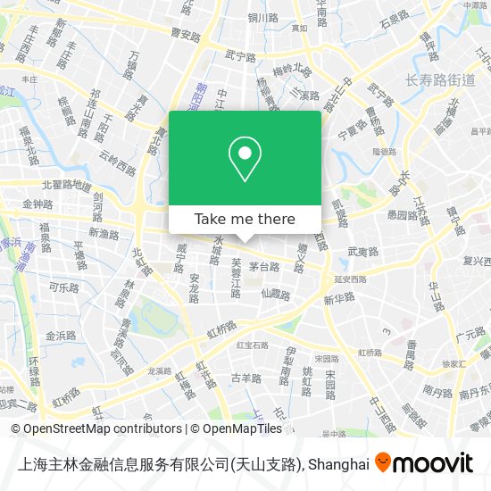 上海主林金融信息服务有限公司(天山支路) map