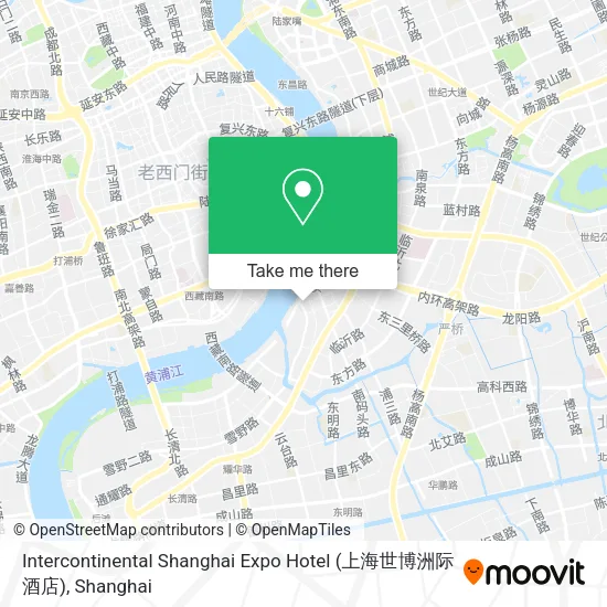 Intercontinental Shanghai Expo Hotel (上海世博洲际酒店) map