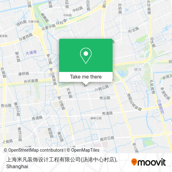 上海米凡装饰设计工程有限公司(汤港中心村店) map