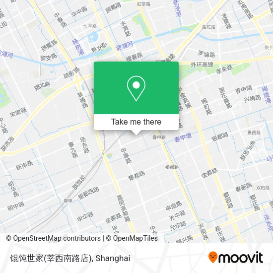 馄饨世家(莘西南路店) map