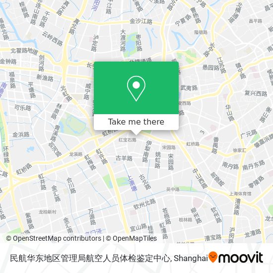 民航华东地区管理局航空人员体检鉴定中心 map