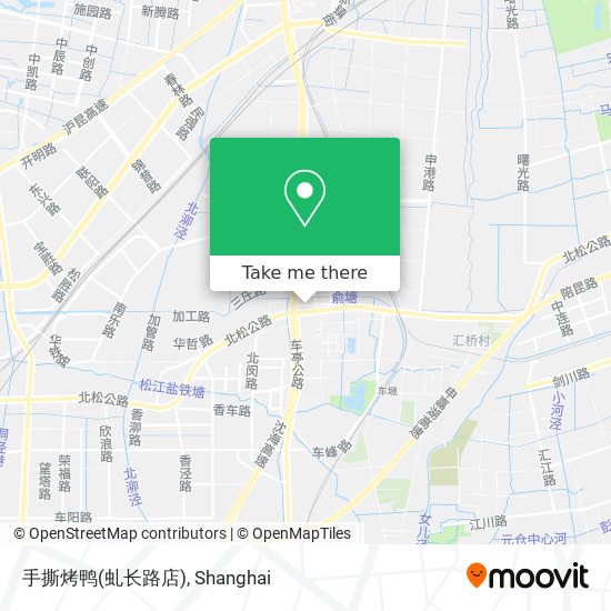 手撕烤鸭(虬长路店) map