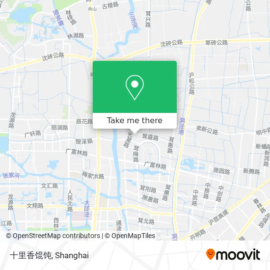 十里香馄饨 map