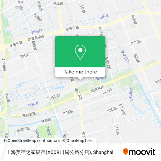 上海美宿之家民宿(X009川周公路分店) map