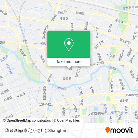 华致酒库(嘉定万达店) map