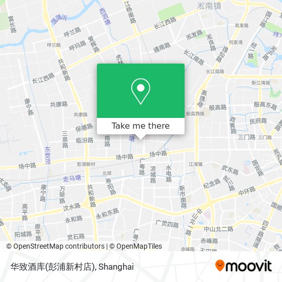 华致酒库(彭浦新村店) map