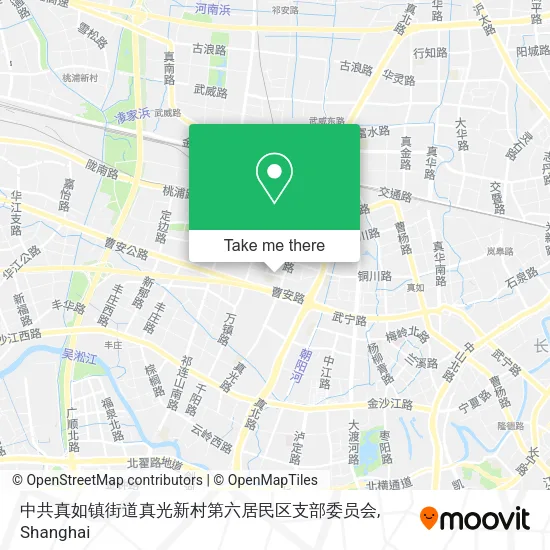 中共真如镇街道真光新村第六居民区支部委员会 map