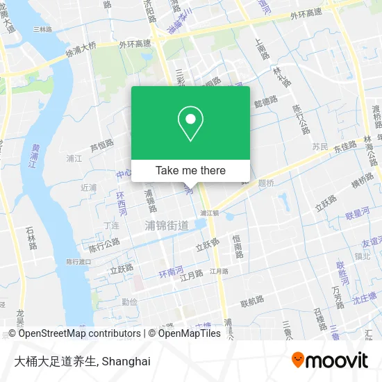 大桶大足道养生 map