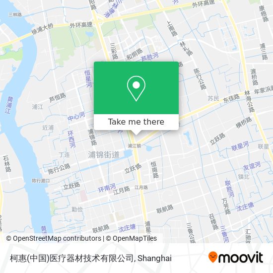 柯惠(中国)医疗器材技术有限公司 map