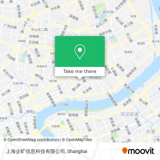 上海企旷信息科技有限公司 map