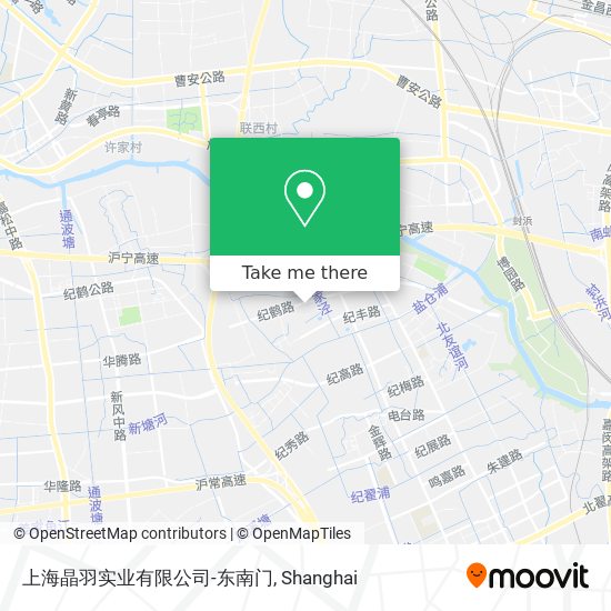 上海晶羽实业有限公司-东南门 map