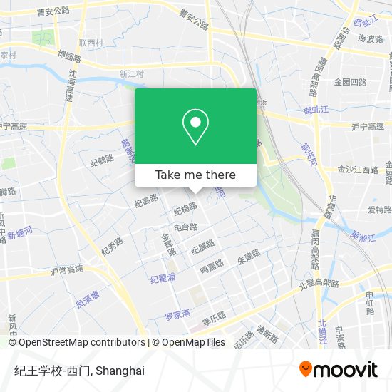 纪王学校-西门 map