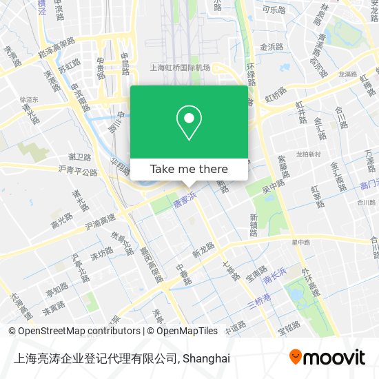 上海亮涛企业登记代理有限公司 map