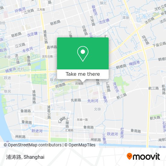 浦涛路 map