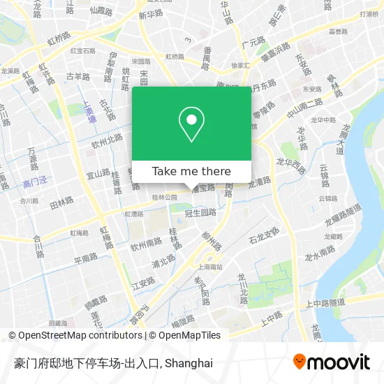 豪门府邸地下停车场-出入口 map