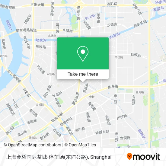 上海金桥国际茶城-停车场(东陆公路) map
