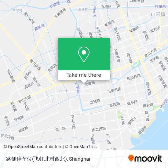 路侧停车位(飞虹北村西北) map