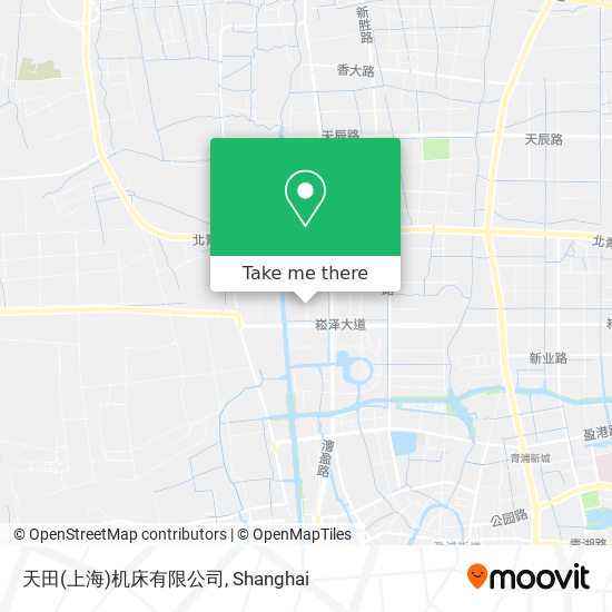 天田(上海)机床有限公司 map
