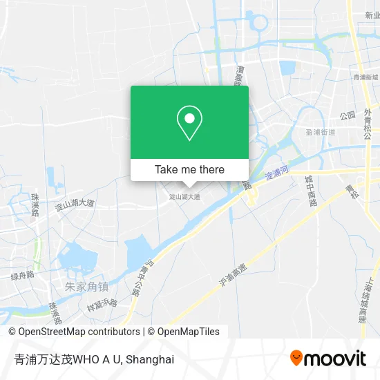 青浦万达茂WHO A U map