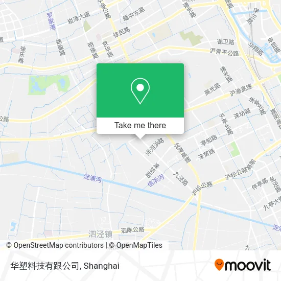 华塑料技有跟公司 map