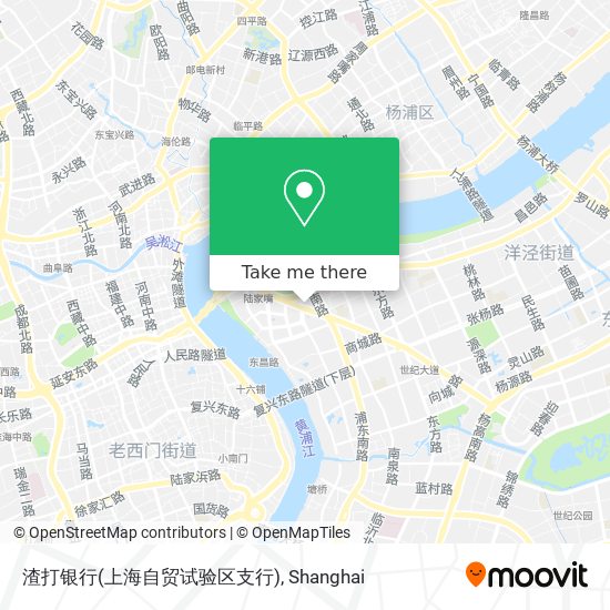 渣打银行(上海自贸试验区支行) map