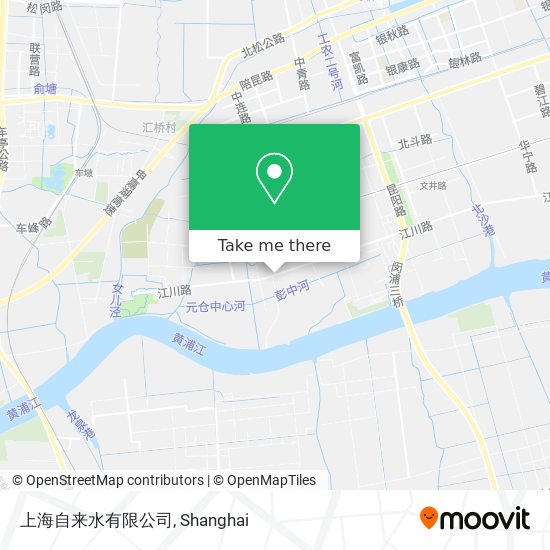 上海自来水有限公司 map